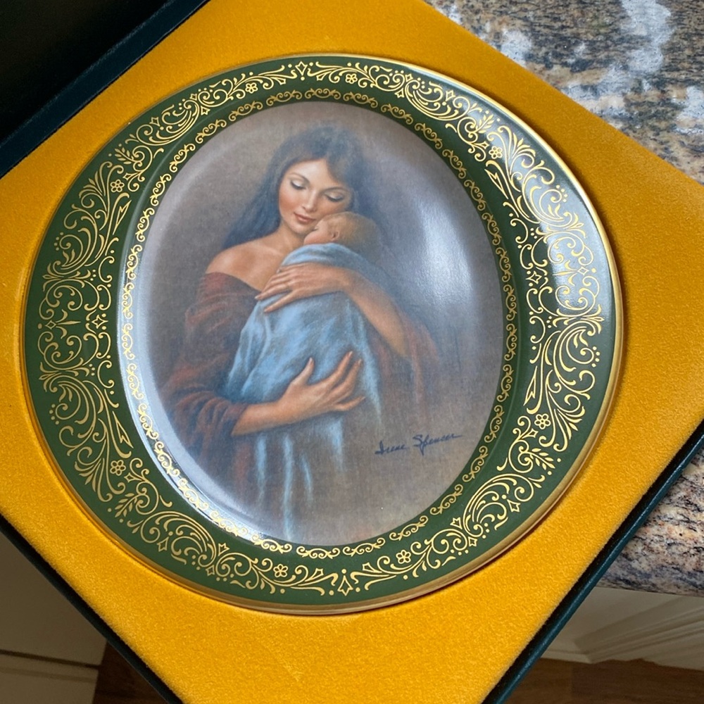 First Edition, Mothers Love Series, by Irene Spencer on Pickard China